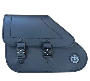 Seitentasche Manitou schwarz + Halter Schwinge Scout XS passend für Indian Scout - Bild 1 von 11