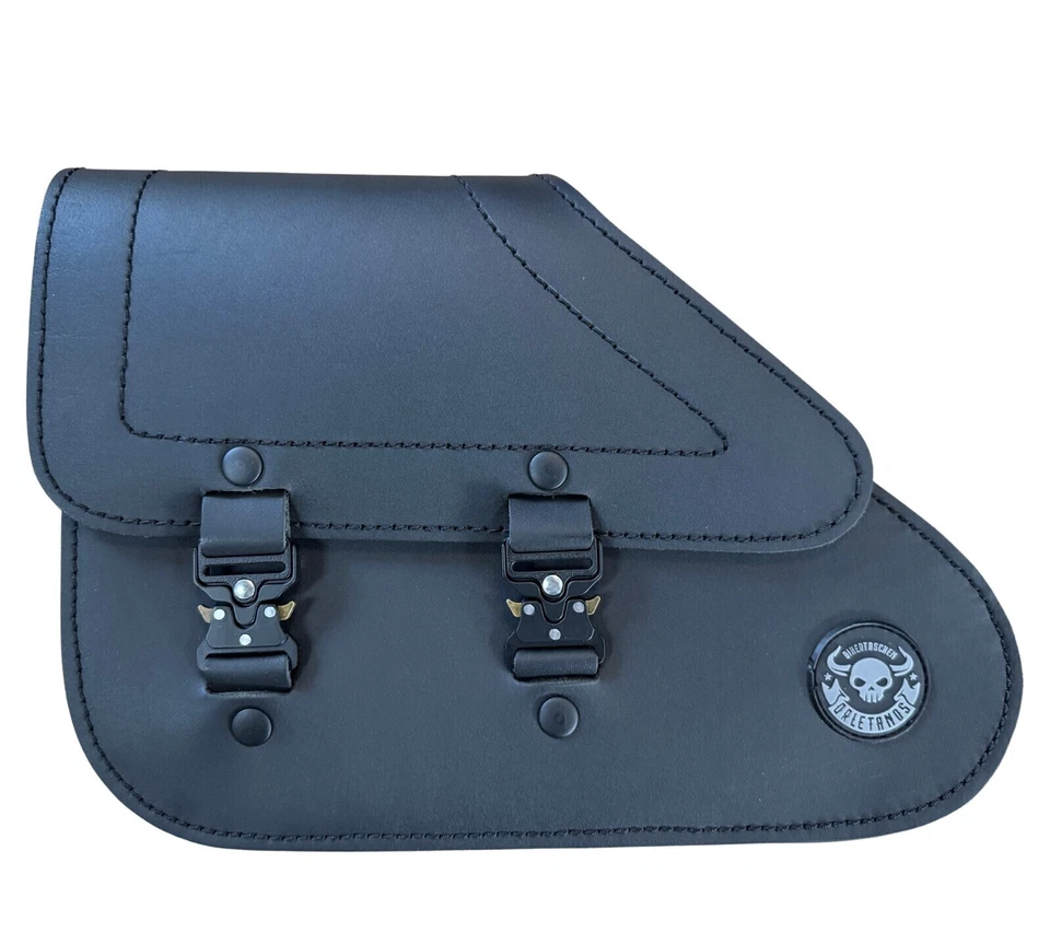 Bolso Lateral Manitou Negro + Soporte Swing Scout XS Compatible con Indian Scout Foto 1 de 4