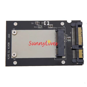Enclosure mSATA SSD to 2.5" SATA Convertor Adapter Card SSD Case for Laptop PC - Picture 1 of 6
