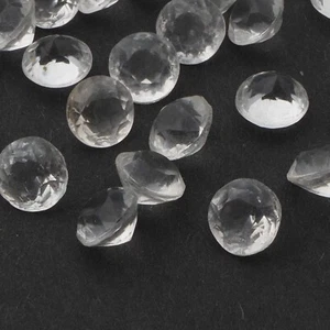 Lotto (24) strass vetro tondo brillante sfaccettato cristallo vintage ceco 8mm - Foto 1 di 3