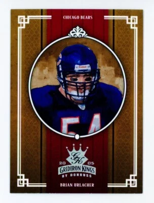 2005 Donruss Throwback Threads Gridiron Kings Silver BRIAN URLACHER /250 - Image 1 of 2