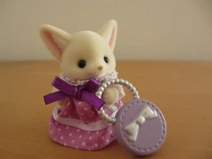 Sylvanian Families Baby Fennec Fox Princess Dress Calico Critters RARE JAPAN - Picture 1 of 13