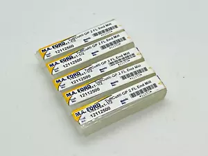 (5) M.A. Ford TuffCut Carbide End Mills - 1/8 x 3/8 x 1-1/2, 2FL, 12112500 - Picture 1 of 2