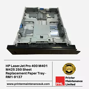 Bandeja de papel de repuesto de 250 hojas HP LaserJet Pro 400 M401 M425 - RM1-9137 - Imagen 1 de 2