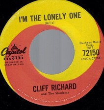CANADA 1964 CLIFF RICHARD & THE SHADOWS : I'M THE LONELY ONE + WATCH WHAT YOU DO