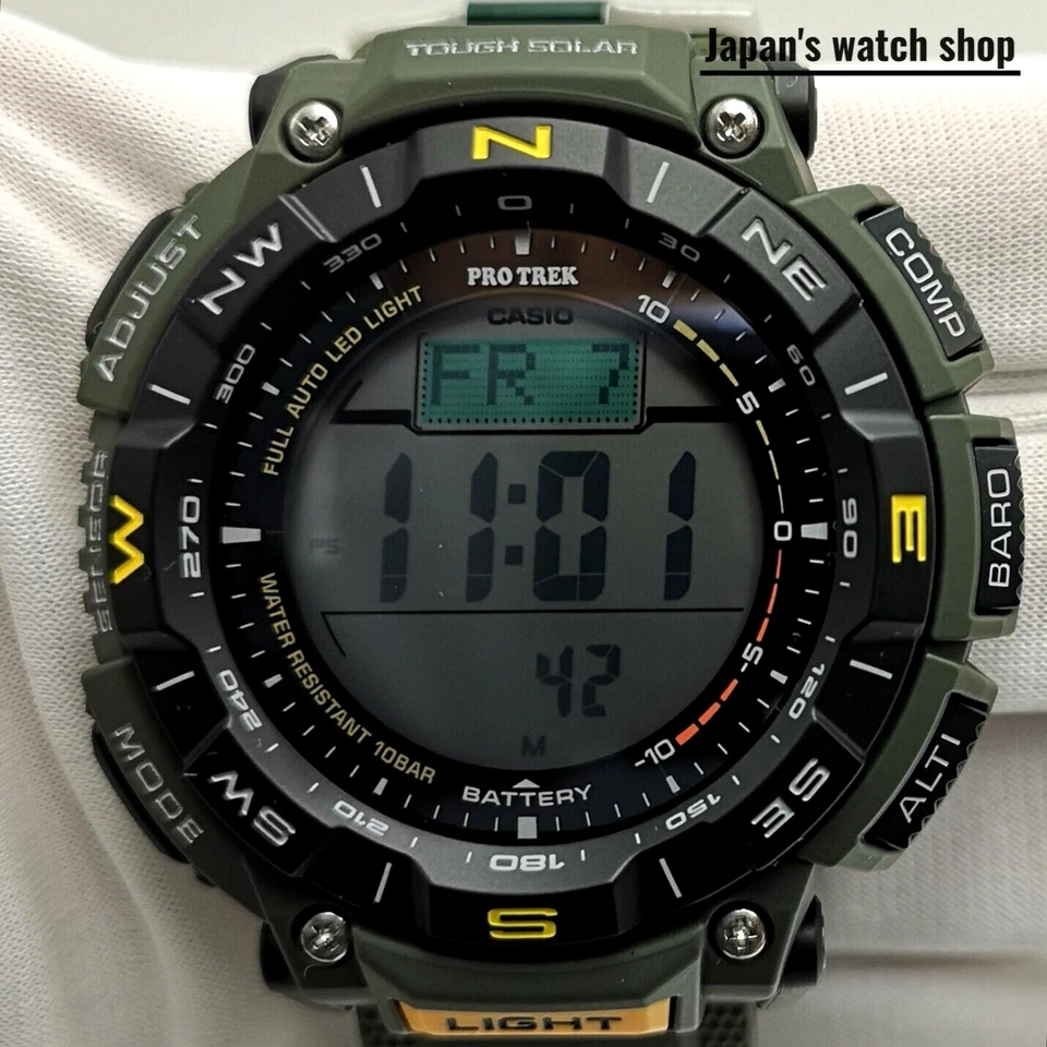 Reloj Hombre CASIO PROTREK PRG-340-3JF Negro Nuevo en Caja Foto 1 de 1