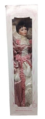 Muñeca EVA DAWN Porcelana Clásicos Americanos Firma 30 pulgadas DREW DE ROSE De Colección Foto 1 de 4