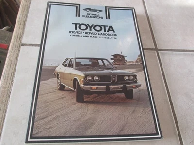 Clymer Toyota Service Repair Handbook Corona And Mark 2 1968-1972 Nice - Image 1 of 4