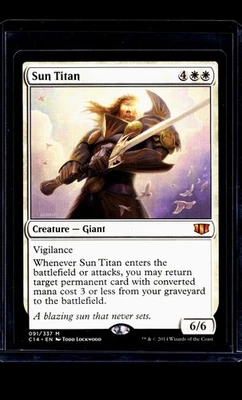 2014 MTG Magic The Gathering C14 Commander 2014 #91 Sun Titan - Image 1 of 2