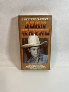 Vinatge John Wayne 6 Movie VHS Tape EUC - Picture 1 of 2