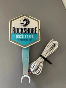Rockshore Irish Lager Beer Tap Light Pub Bar Mancave 12v Light Up Counter Tap - Picture 1 of 10