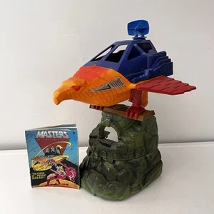 MOTU Point Dread & Talon Fighter He-man complete W Comic vintage - Picture 1 of 12