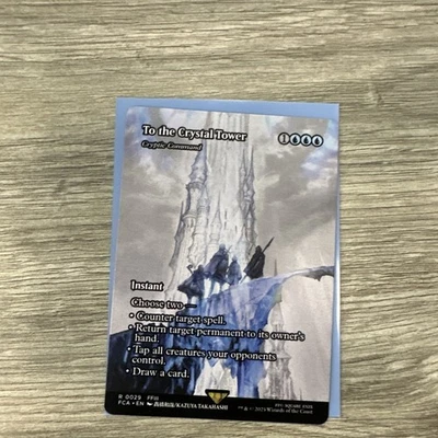 To the Crystal Tower - Cryptic Command (Showcase) 0029 (R) MTG Final Fantasy Reg - Image 1 of 2