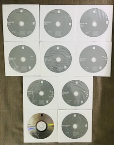 Apple 2003  iBook G4 Software Bundle: 10 Install & Restore CDs  (603-3513-A) - Picture 1 of 5