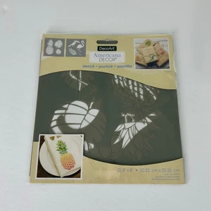 Schablonen Tropical NEU DecoArt Ananas Palme Flamingo Monstera Basteln Malen - Bild 1 von 5