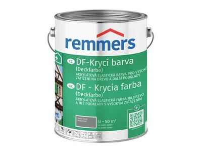 Remmers DF Deckfarbe 5l, Dunkelgrau – Innen/Außen Holzfarbe Wetterschutz - Bild 1 von 4
