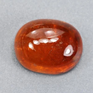 14.04Cts Natural Red Orange Spessartite Garnet Oval Cabochon Loose Gemstone - Picture 1 of 3
