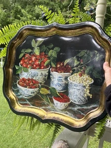 Cuencos para verduras Toleware vintage de Galley Stephany Hoppen England bandeja 22x17 - Imagen 1 de 23