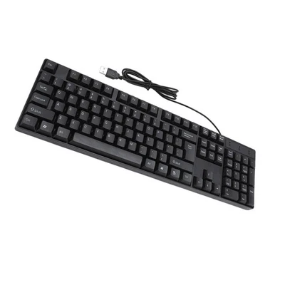 K1800 Minority Language Keyboard 104 Keys 4.2ft Cable Ergonomic Design USB Wired - Image 1 of 4