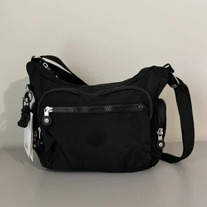Bandolera Kipling Gabbie negra nueva con etiquetas - Imagen 1 de 4