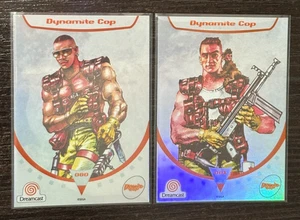 LIMITED RUN GAMES - SEGA DREAMCAST TRADING CARD LOT - DYNAMITE COP FOIL #80 #81 - Picture 1 of 1