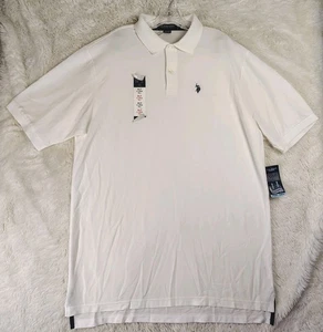 Neu mit Etikett *DEFEKT* U.S. Polo Assn. Weißes Herren Polo, Gr. XLT - Bild 1 von 10