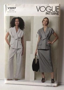 VOGUE PATTERNS 2097 MISSES TOP, SKRT AND PANTS SIZES 6- 14 Uncut. - Picture 1 of 2