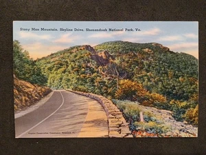 Stony Man Mountain Skyline Dr. Shenandoah National Park, Va. Cartolina d'epoca - Foto 1 di 2