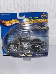 2000 Hot Wheels 1:18 Die Cast Harley Davidson Springer Softail - Picture 1 of 2