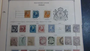 Stampsweis Netherlands and Cols collection on Scott pages est 567 or so stamps - Picture 1 of 20