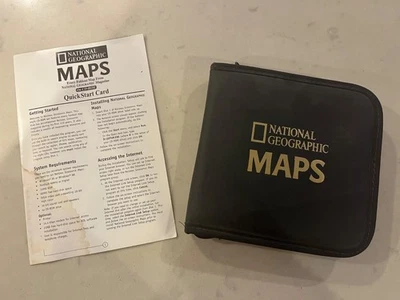 Conjunto CD Rom de mapas de National Geographic banda ancha 1999 Foto 1 de 4