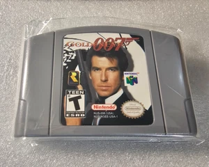 GoldenEye 007 (Nintendo 64, 1997) N64 Rareware James Bond Game Cartridge - Picture 1 of 6