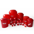 Capuchons d'extrémité rétractables à la chaleur 2:1 rouge différentes tailles de bouchons d'extrémité rétractables 8 mm-130 mm