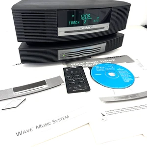 Bose Wave Music System AWRCC1 CD AM/FM Radio W/Multi-CD Changer & Remote, TESTED - Picture 1 of 3