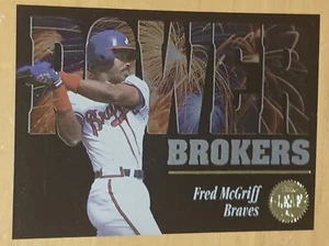 FRED MCGRIFF - 1994 Leaf Baseball - Power Brokers #8 of 10 - Picture 1 of 2
