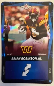 2024 UNO Elite NFL #147 Brian Robinson Base Color Blue Foil - Bild 1 von 1