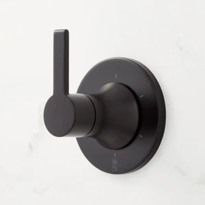 Signature Hardware 466469 Lentz 6 Function Diverter Trim W/Valve, Matte Black - Picture 1 of 1
