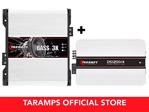 Amplificador Taramps BASS 3K 1 OHM 3000 vatios RMS + DS 1200X4 2 OHMS - Imagen 1 de 12