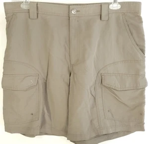 Pantalones Cortos Carga Reel Legends Para Hombre 38 Gris Nylon Pesca Exterior - Imagen 1 de 11