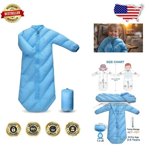 Puffy Kleinkind Schlafsack - maschinenwaschbar, leichter Komfort für Alter 2-4 - Bild 1 von 8