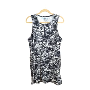 IBKUL Sleeveless Camo 1/4 Zip Tennis Dress Pickleball Golf Athleisure Women's XL - Picture 1 of 9