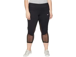 Medias Nike Power Crop Racer para mujer AO0275 010 talla 3X negras - Imagen 1 de 4