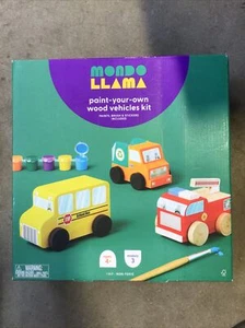 Paint-Your-Own Holzfahrzeuge Bausätze - Mondo Llama - Bild 1 von 2