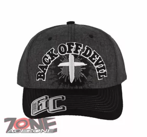 CAPPELLO BERRETTO BASEBALL BACK OFF DEVIL APPARTENGO A JESUS CHRISTIAN SNAPBACK GRIGIO NERO - Foto 1 di 4