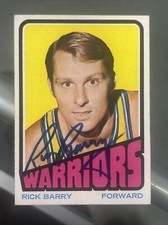 1972 Topps Rick Barry Signed Card In Person Rare Vintage Warriors Legend HOF