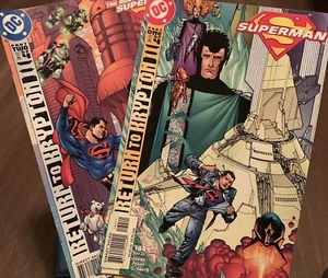 Superman World Of Krypton 1 & 2 Geoff Johns Comics Lot - Picture 1 of 4