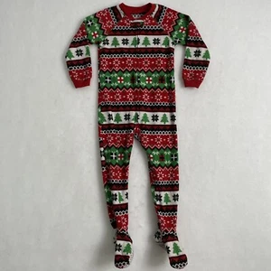 Children’s Place Kids Holiday One-Piece Pajamas Sz 4T - Picture 1 of 7