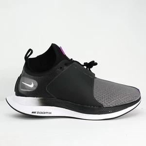 Nike Zoom Pegasus Turbo XX Womens Running Shoes Black Violet Size 8 AR4347 001 - Picture 1 of 8