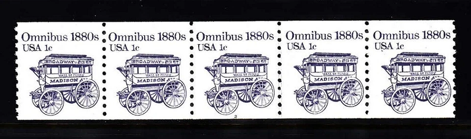 USA PNC SC# 1897 OMNIBUS  1c -W. A.- PNC5 MNH - PL# 2 - Image 1 of 1