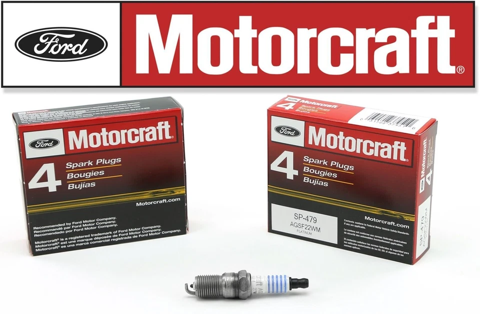 Комплект из 8 совершенно новых подлинных свечей зажигания Motorcraft SP-479 AGSF22WM  - Изображение 1 из 1